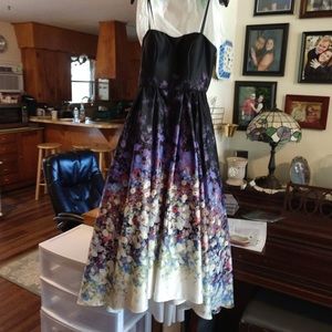 Camille La Vie strapless ball gown